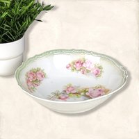 PK Bavaria 9" Pink Floral Bowl