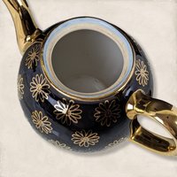 Vintage Hall 050 GL French Daisy Teapot (6-Cup)