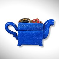 Vintage Small Stove Shaped Teapot