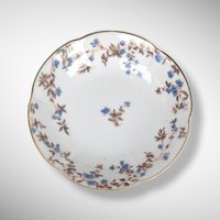 Vintage Carlsbad Austria Floral Bowl