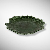 Vintage Green Leaf Plate