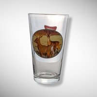 Pair of 2001 Miller High Life Friends of the Field Glasses with Deer