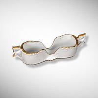 Vintage Double Spoon Holder, Signed M. Attaway