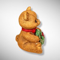 Ceramic Vintage Teddy Bear Music Box