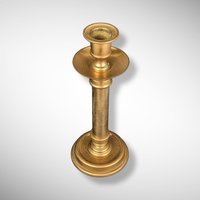 Vintage Brass Candlestick Holder with Snuffer