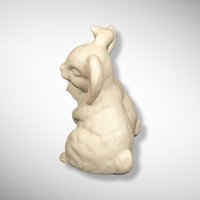1990 Homco 'He Loves Me' Rabbits Figurine