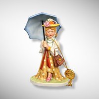 Reco The McClellands 'Dressing Up' Woman with Umbrella Figurine