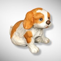 Pair of Vintage Homco Dog Figurines 1407