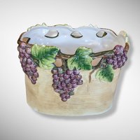 Pacific Rim Wine Cooler Embossed Grapes and Leaves
