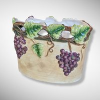 Pacific Rim Wine Cooler Embossed Grapes and Leaves