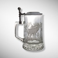 ALWE German Beer Stein with Elk