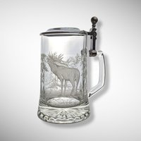 ALWE German Beer Stein with Elk