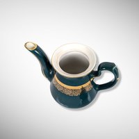 Vintage Hall Philadelphia Dark Green and Gold Teapot 080X