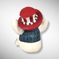 1998 Sarah's Attic Snowonders July Snowman Figurine