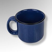 Vintage Marlboro Unlimited Blue Speckled Ceramic Coffee Mug