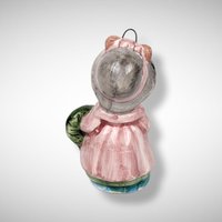 Vintage Porcelain Hunca Munca Like Mouse Figurine, Unmarked