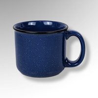 Vintage Marlboro Unlimited Blue Speckled Ceramic Coffee Mug