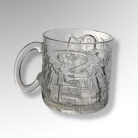 Set of 2 1995 McDonalds Batman Forever Handled Cups