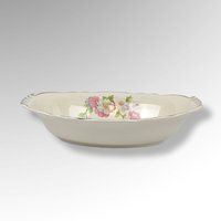 1940s Homer Laughlin Virginia Rose 9" Vegetable Bowl