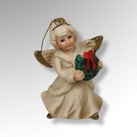 Set of 6 Homco Angel Ornaments