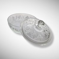 Avon Fostoria Glass Powder Bowl