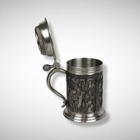 Zinn Becker Suttgart Pewter Lidded Stain
