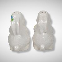 Vintage Bunny Salt and Pepper Shakers