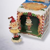 1980s Enesco North Pole Village Elf Figurine - Your Choice of Design