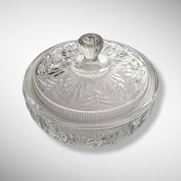 Avon Fostoria Glass Powder Bowl