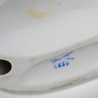 Vintage Homco Ceramic Old Woman with Basket Figurine