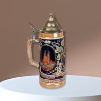Ceramic Painted German Stein
