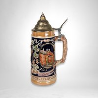 Ceramic Painted German Stein