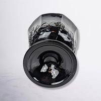 Vintage Indiana Glass Compote, Choose Green or Black