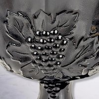 Vintage Indiana Glass Compote, Choose Green or Black