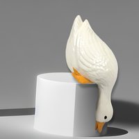 Vintage Shelf Sitting Ceramic Goose