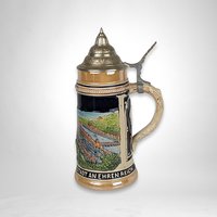 Vintage Ceramic German Beer Stein