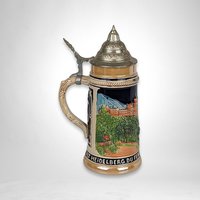 Vintage Ceramic German Beer Stein