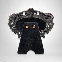 Metal Picture Frame with Crystal and Enamel Butterfly & Dragonfly Accents