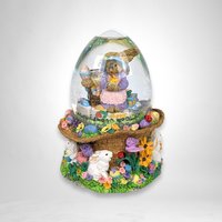 Easter Spring Musical Water Globe