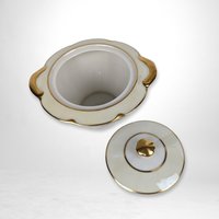 Haviland Limoges Ivory Sugar Bowl and Creamer Set