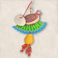 Vintage Dept. 56 12 Days of Christmas Partridge in a Pear Tree Ornament: Holiday Nostalgia