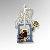 2000 Bradford Exchange Porcelain Birdhouse Ornament, Your Choice