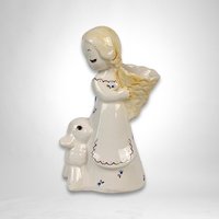 Rare Find! 1938 DeLee Art "Mary" Figurine/Vase - Pre-WWII Collectible Gem