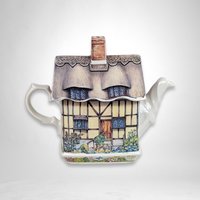 James Sadler Anne Hathaway's Cottage Teapot - Vintage Collectible with Minor Chip