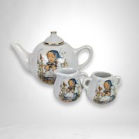 1993 Hummel "He Loves Me?" Childs Tea Set