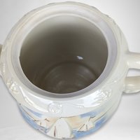 Vintage Large Porcelier Nautical Teapot with Lid - Seafaring Elegance