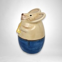 Vintage 1970s Ceramic Parmesan Cheese Shaker: Nostalgic Kitchen Necessity