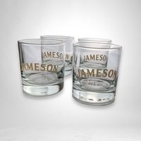 Set of 4 Jameson Irish Whiskey Glasses – Raise the Toast in Style