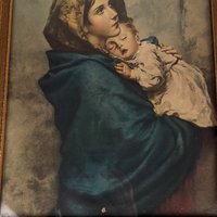 Madonna of the Streets Vintage Framed Print