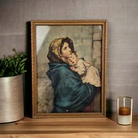 Madonna of the Streets Vintage Framed Print